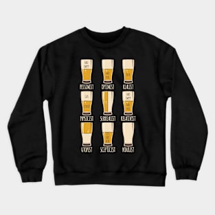 Beer Personality Traits Crewneck Sweatshirt